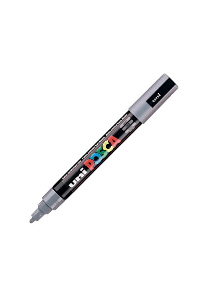 UNİ-BALL قلم تلوين يونيبال بوسكا (1.8-2.5) ذو أساس مائي فضي (N) (UNI-PC-5M)