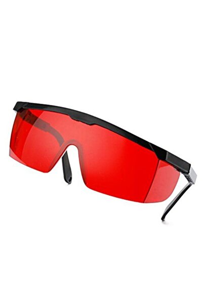 TotulPerfect Diode Laser Hair Removal Safety Glasses, IPL OPT SHR, Red Color, Side Protection M1