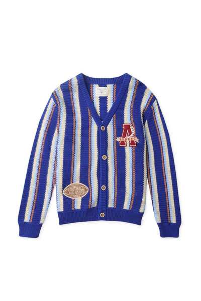 Gingersnaps كارديجان مخطط محبوك للأولاد