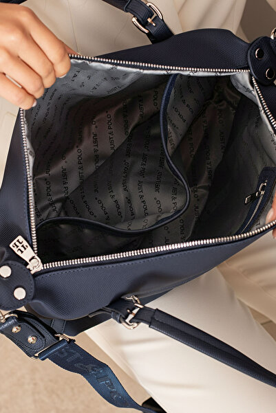 Just Polo Women's 4-Compartment Large Size Sports Long Strap Hand & Shoulder Bag (32X27 cm)