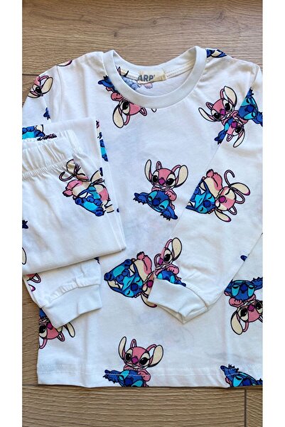 Enie Girl's 100% Cotton Patterned Pajama Set