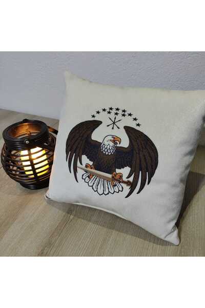 Butik Adige Kamali Eagle Baby Face Fabric Luxury Siliconeized Cushion)