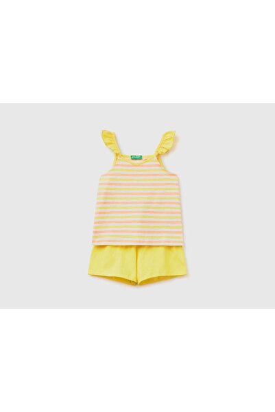 United Colors of Benetton Girls Striped Tank Top