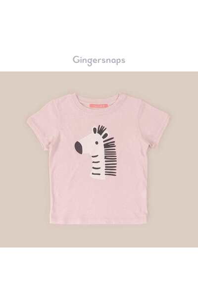 Gingersnaps Zebra Print Girls' T-Shirt