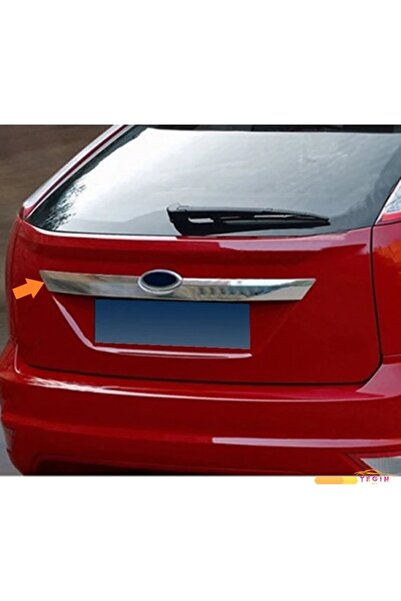 ServetDizaynOto Ford Focus 2 HB Uyumlu 2008-2011 Krom Bagaj Çıtası Paslanmaz ...