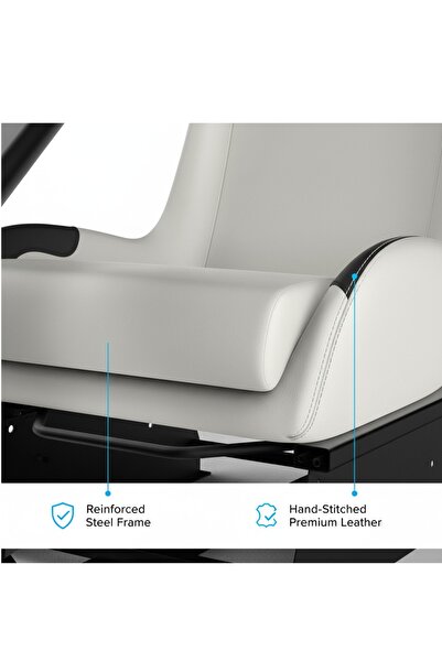 FlashHawk Racing Wheel Stand with Seat, Racing Gaming Chair Driving Cockpit for All Logitech G923 | G29 | G920