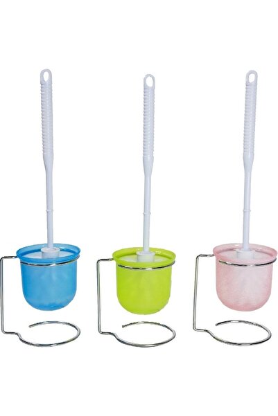 Lorin Toilet Brush Set with Steel Stand 40cm 3 Colors