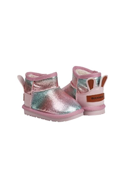 BUCKHEAD Shasta Girls' Fur-Lined Glitter Zippered Boots (Size 21-25)