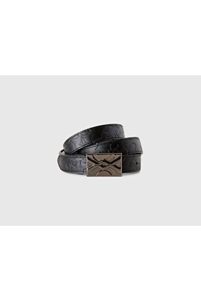 United Colors of Benetton Printed Leather Belt