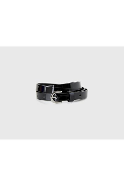 United Colors of Benetton Black Leather Belt