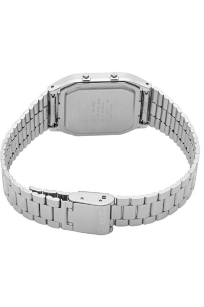 Casio Quartz AQ-230A-2A1MQY Blue Dial Unisex Analog Digital Wrist watch with Stainless Steel Strap, Vintage