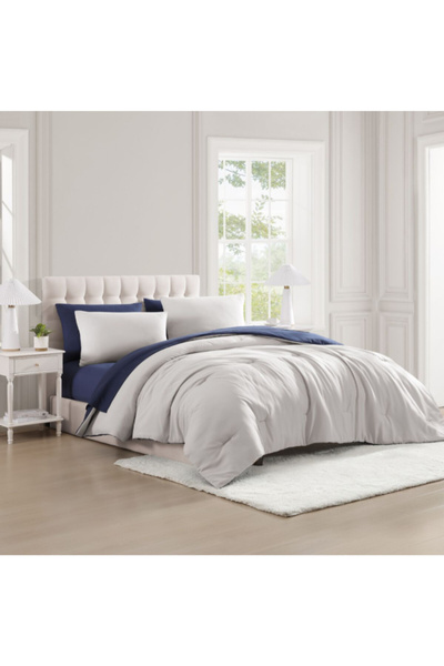 TNC 7-Piece Premium Quality Reversible King Comforter Set