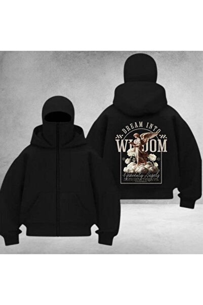 DEEFWEAR سترة رياضية مطبوعة للجنسين من نوع بالاكلافا نينجا بسحاب/ 3 خيوط شارد...