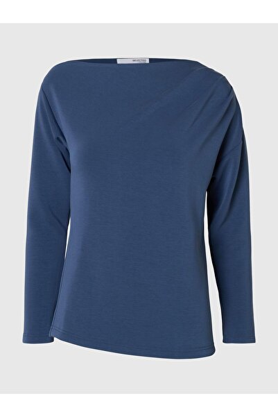 SELECTED Off Shoulder Top Langarm