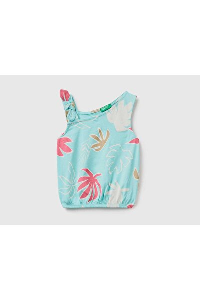 United Colors of Benetton Girls Tropical Print Top