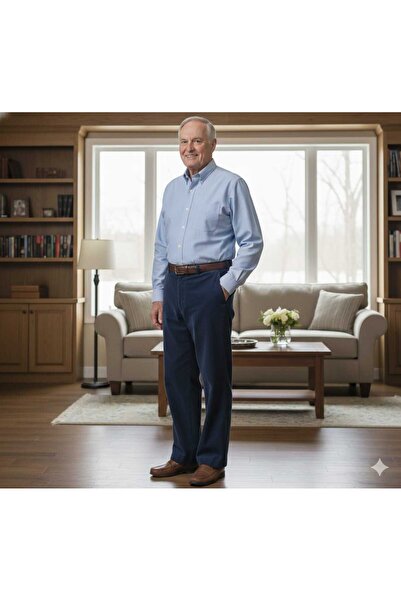 Lema Güncüoğlu Fitted Lycra Comfortable Cut Thick Men's Velvet Pants with Inner Fleece