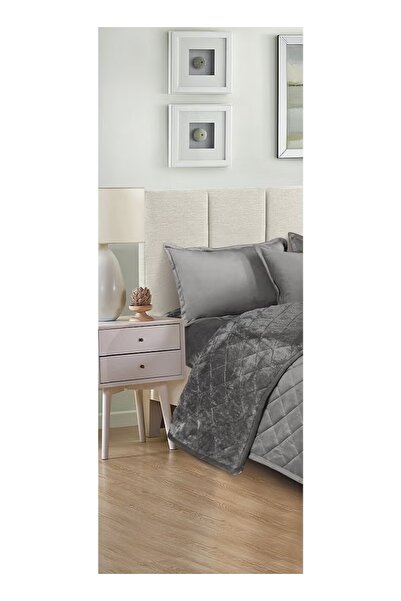 Mon Compressed single bedspread (soft velvet & fur) 210x170 cm