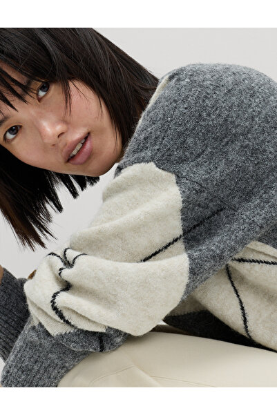 Marks & Spencer Desenli Kazak