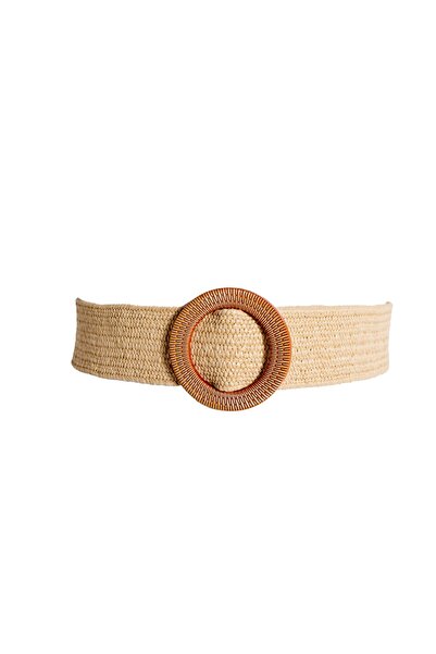 mica حزام عريض بإبزيم دائري