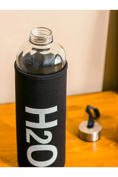 Tohana H2O Glass Flask with Cover 600 ml