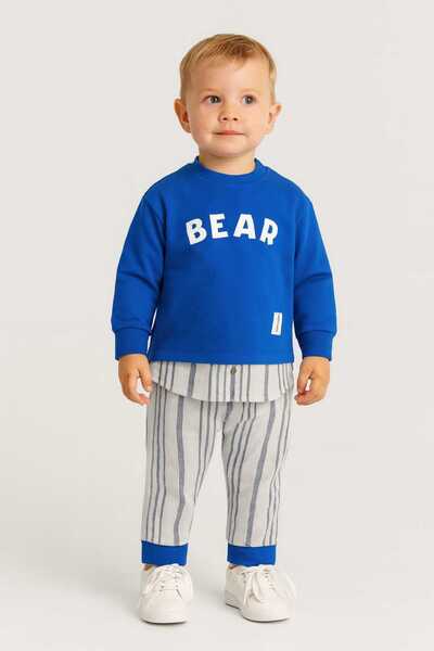 gigigiyim Bear Printed Boys' Suit