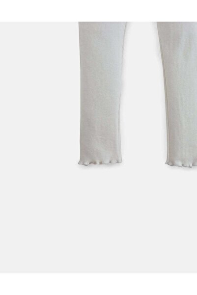 Gingersnaps Girls Solid Ruffle-Waist Leggings