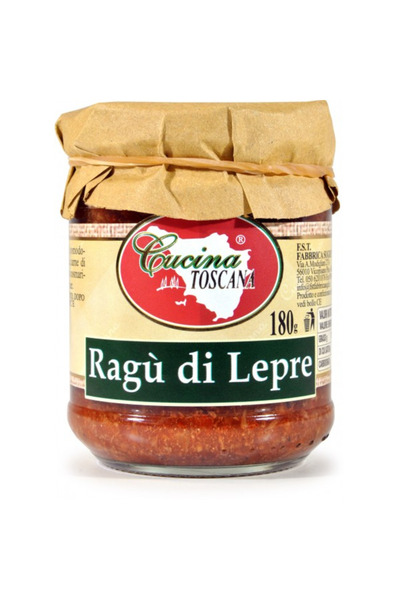 CUCİNA Toscana Ragu di Lepre 180g sos pentru paste
