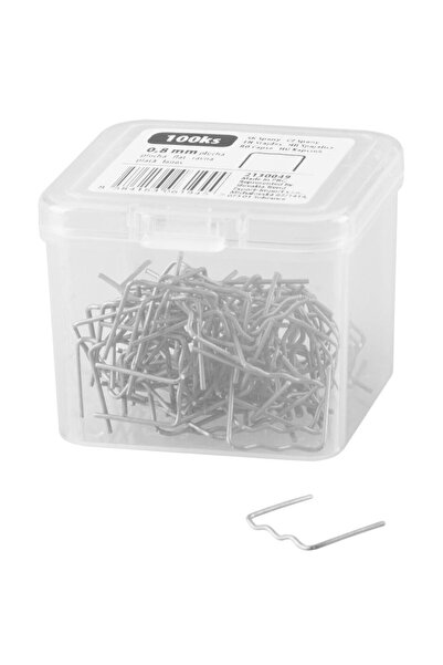 Strend Pro Set de capse pentru pistol de lipire/sudură din plastic, Strend Pro, pentru fisuri subțiri, 0,8 mm, 100 buc.