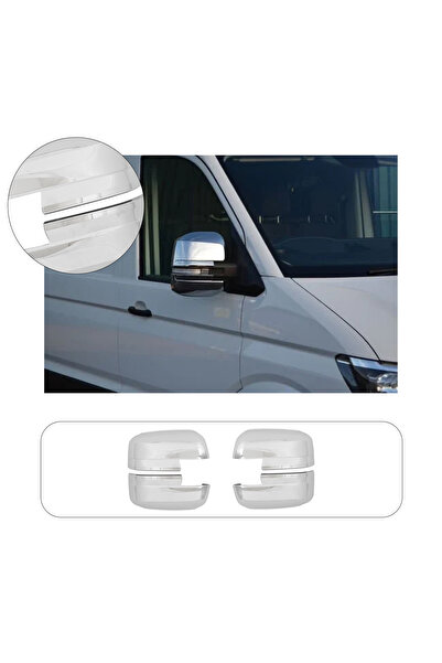 ServetDizaynOto Volkswagen Crafter Uyumlu 2018 Ve Üzeri Ayna Kapağı 4 Parça A...