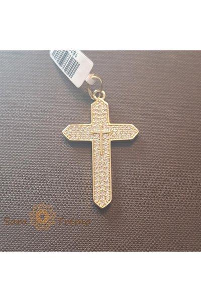 SaraTremo Gold-plated Cross "Izvorul Harului"