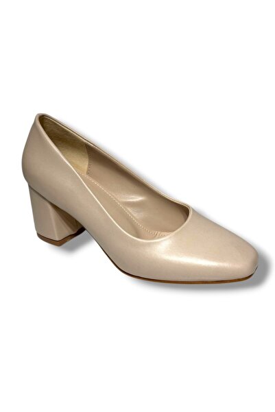 Cakgo Cshoes 176-26 Δερμάτινα γυναικεία παπούτσια με τετράγωνο τακούνι