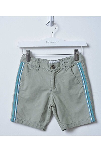 Gingersnaps Boys Solid Striped Side-Panel Shorts