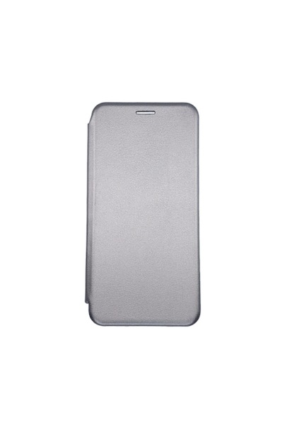 LC.IMEEKE Silver flip wallet phone case for Samsung A7 2018 with magnetic closure