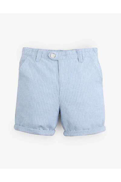 Gingersnaps شورت مخطط بأزرار أمامية للأولاد