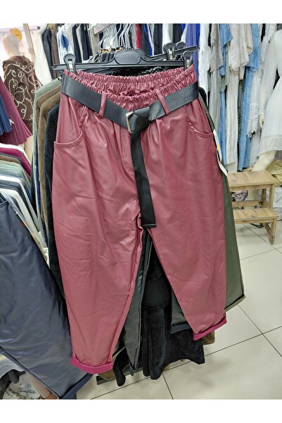 Tuana Otantik Havuç Kesim İtalyan Deri Pantolon