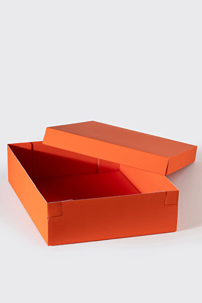 Miligram Paper 10 Adet 30x40x10 Cm 4 Desi Turuncu Kargo Kutusu