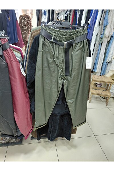 Tuana Otantik Havuç Kesim İtalyan Deri Pantolon