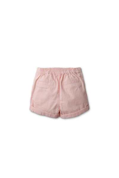 Gingersnaps Boys Solid Pink Drawstring Shorts