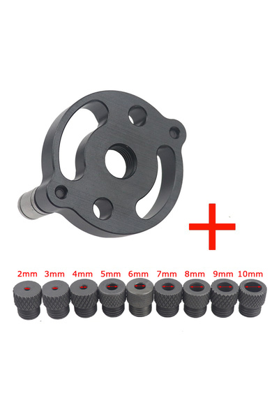 Choice7 أسود - 10 قطع، دليل تثبيت عمودي للدبابيس من 2 إلى 10 مم، دليل حفر ذات...