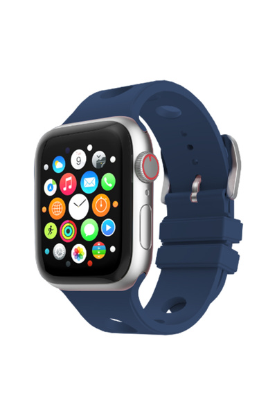 UnDePlus سوار ساعة أبل 10/11 مقاس 42 مم-38/40/41 مم، سوار سيليكون للغوص 147 2/3/4/5/6/se/7/8/9