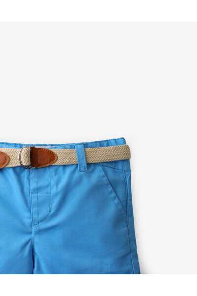 Gingersnaps Boys Solid Side-Pocket Shorts