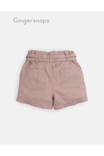 Gingersnaps Girls Solid Drawstring Shorts
