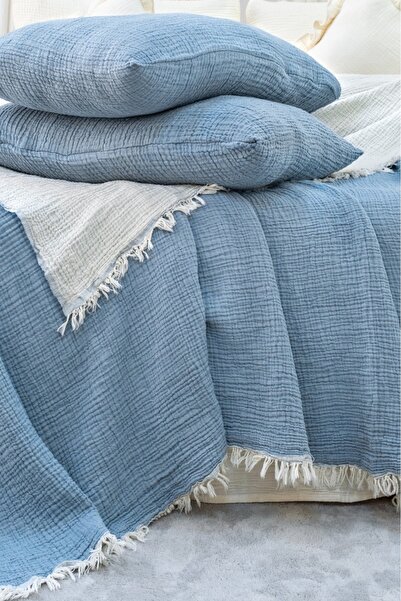 Dokubba - Single Muslin Pike - Muslin Bedspread - (180X230 cm)