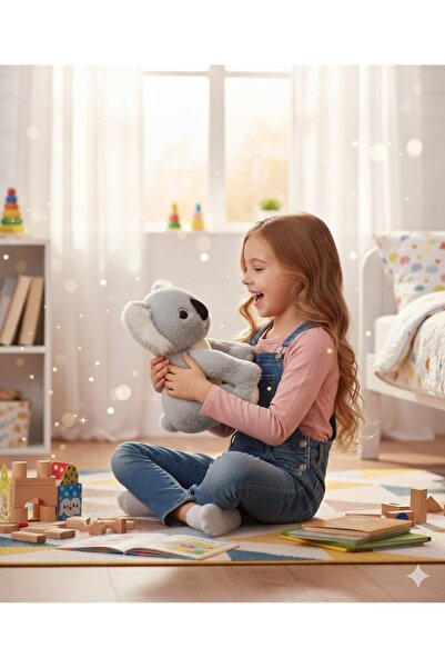 Pufline Koala Peluş Oyuncak Uyku Arkadaşı