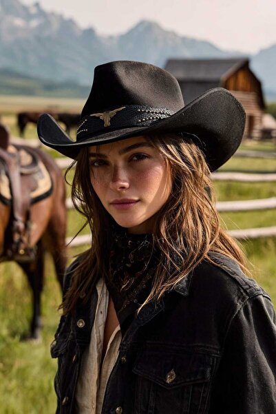 LAGRANZE Western Eclipse Unisex Cowboy Hat