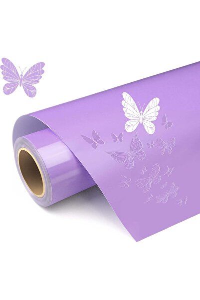 ALAYRA International ALAYRA Adhesive Vinyl Roll Purple - 40 x 350 cm (Set of 2), Durable Gloss Vinyl for DIY, Car Decals,