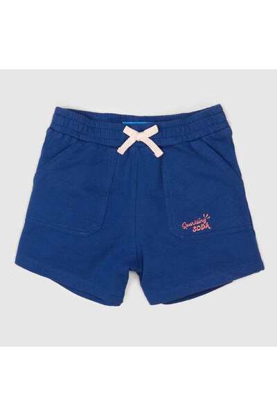 Gingersnaps Girls Front-Pocket Bow Shorts