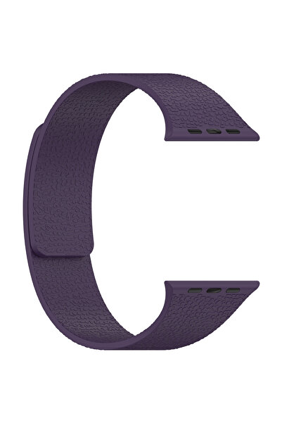 UnDePlus Apple Watch 10/11 42Mm-38/40/41Mm Strap Embossed Magetli Silicone Ba...