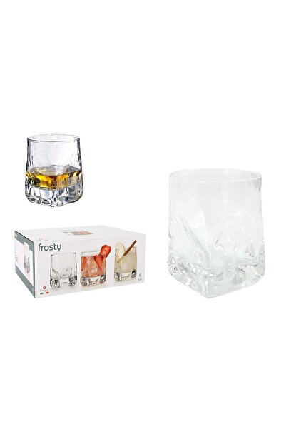 Borgonovo Set of 6 glasses 330 ml Frosty - glasses for whiskey and fine drinks