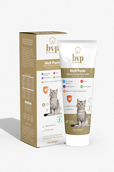 Ber vet pet BVP Premium Cat Malt – Taurinli Multivitamin, Tüy Yumağı Önleyici...